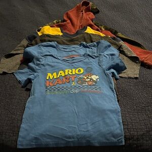 Blue Mario Kart Kids T-Shirt